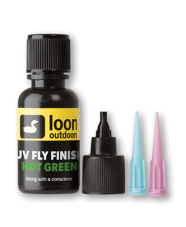 Loon UV Fly Finish Hot Green - Sportinglife Turangi